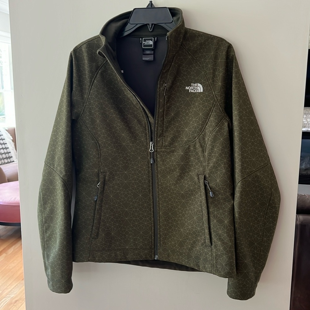 The North Face Women's Olive Green Full Zip Apex Bionic Jacket Size medium